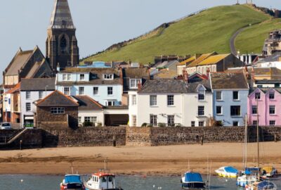 A view of the harbour at Ilfracombe