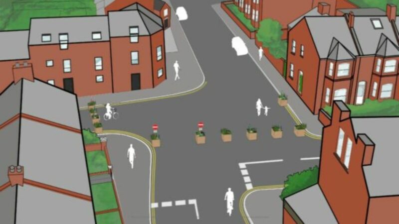 Active Streets illustration of the road layout