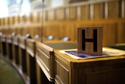 Devon County Council's council chamber