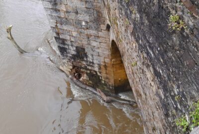 Damage to Gunnislake Newbridge