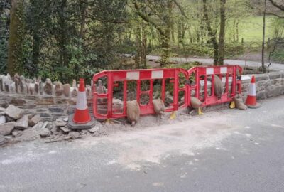 Latest damage at Denham Bridge