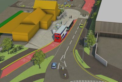 Barnstaple Train Station graphic representation