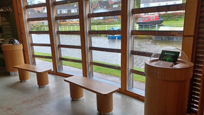 New video units in the Grand Western Canal Visitor Centre