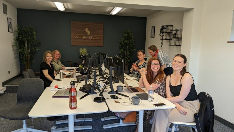 A previous coworking day for women at Work:Space