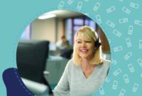 Call centre answering phone