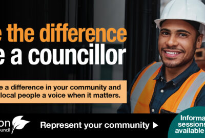 Be the Difference, Be a councillor poster