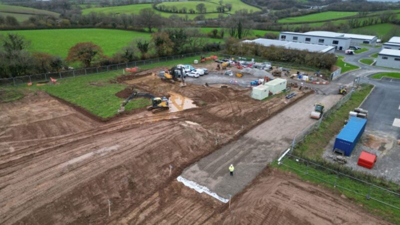 Beaumont Way development at Langage (Image credit Devon Contractors)