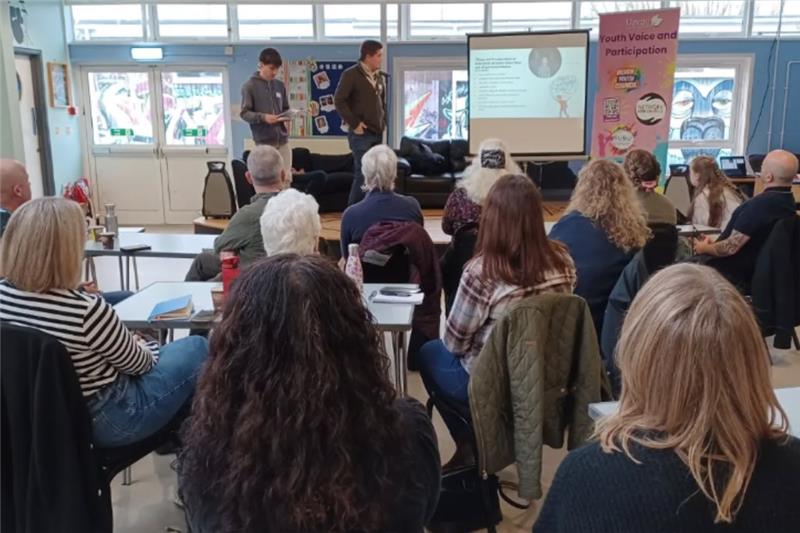 Youth Voice survey meeting