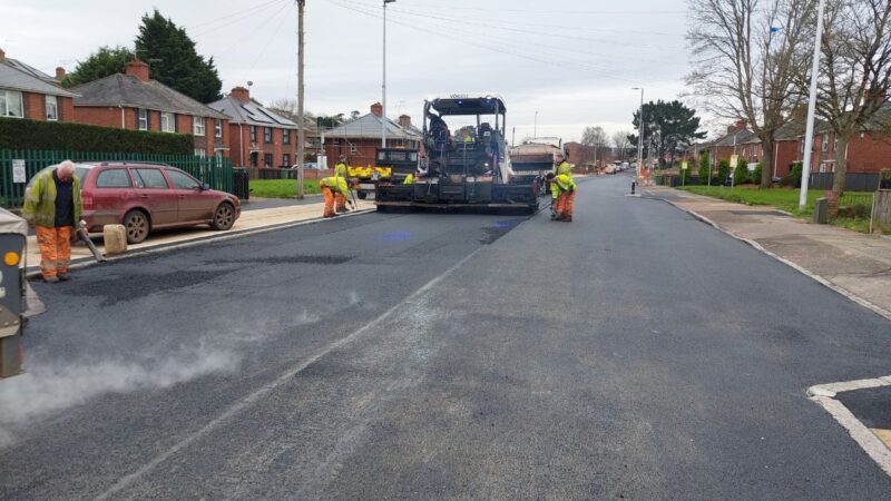 Resurfacing in Rifford Road