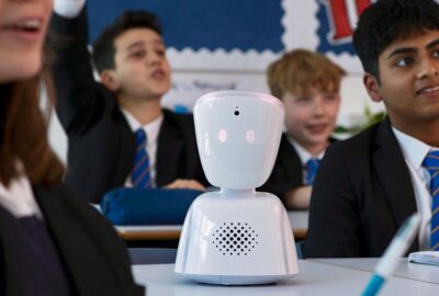 AV1 robot in classroom