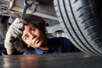 An apprenticeship learning their trade in a workshop