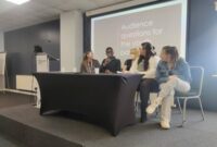 Devon Youth Council members on panel
