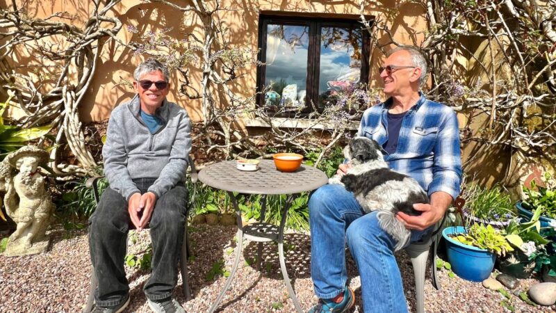Pictured are Kevin and Nick Higgins, Shared Lives Carer