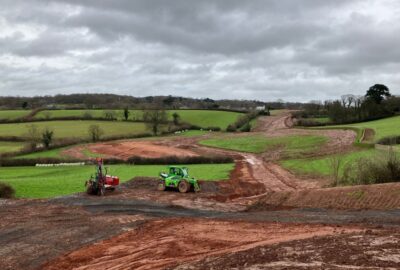 Work on the Dinan Way extension