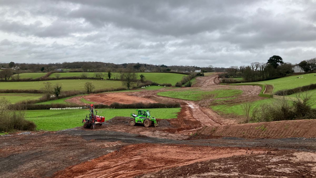 Work on the Dinan Way extension