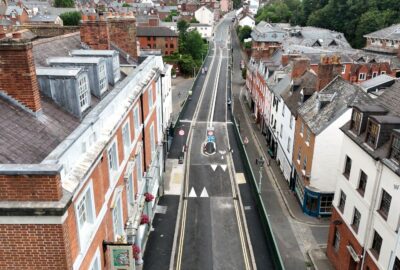 The newly refurbished Iron Bridge