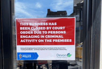 Closed sign