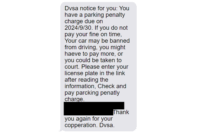 Text scam