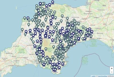 Map of schools signed up