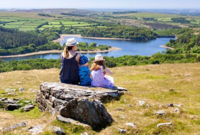 A family in Devon countryside