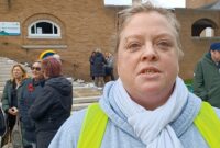 Charlie Rhodes, organiser of the protest at County Hall