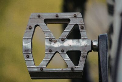 Close up of cyc;e pedal