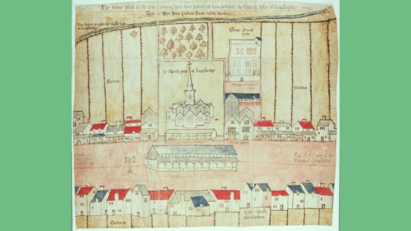 Tudor map of Kingsbridge