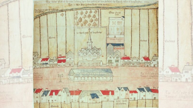 Tudor map of Kingsbridge