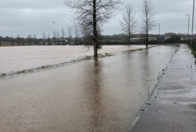 Flooding at Bridge Hill, Topsham