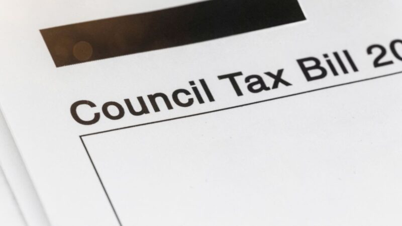 A council tax bill