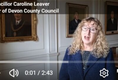 Councillor Caroline Leaver, Chair of Devon County Council talks about the importance of International Women's Day.