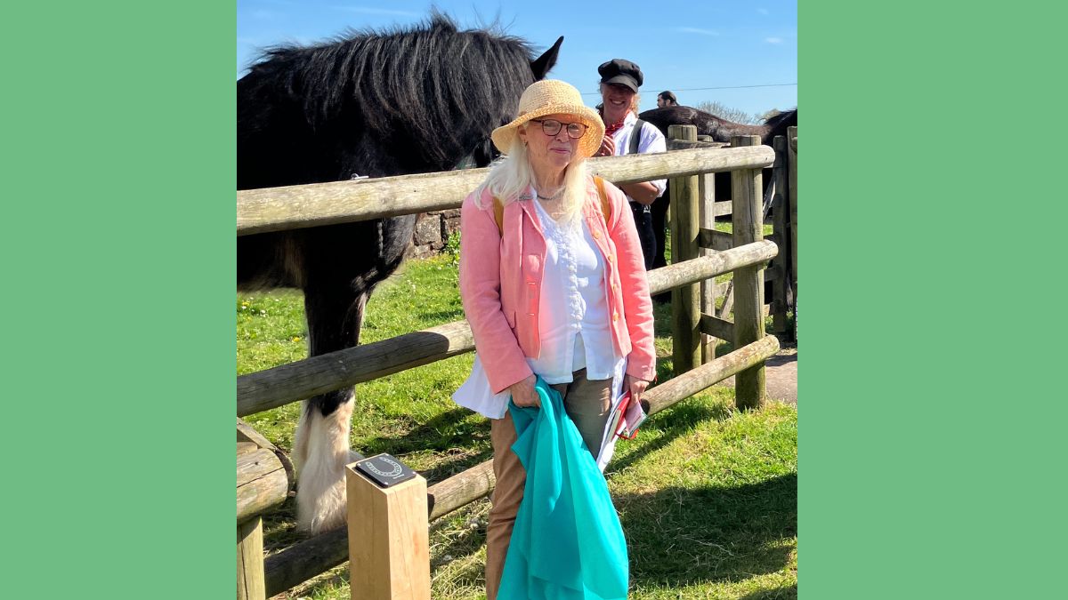 Councillor Jacqi Hodgson at the official launch of the nature trail