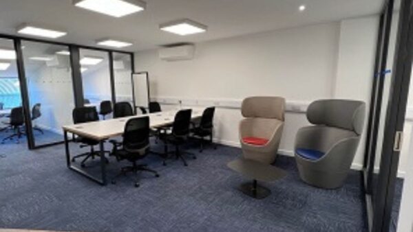 Chairs and desks in the Kingsbridge Office