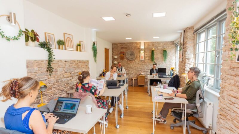 Women working at The Tribe