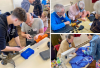 People fixing things