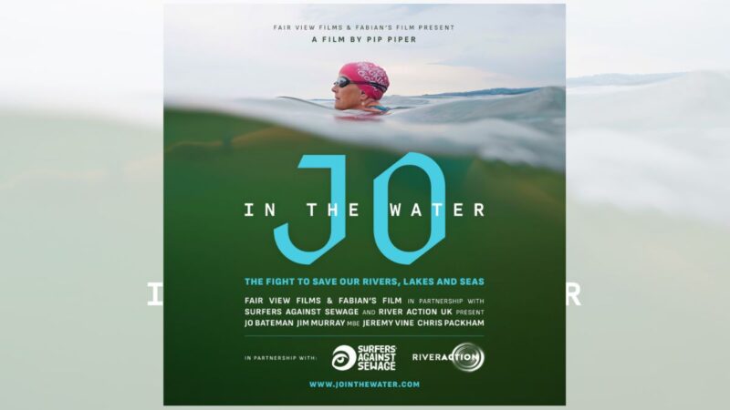 Jo in the water advertising poster