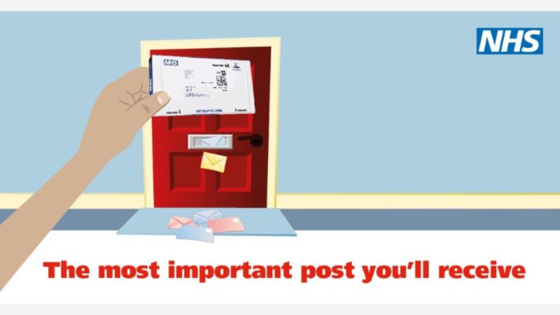 Image shows a hand posting a letter with words, the most important post you'll receive'.
