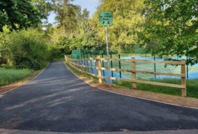 Phase one of the cycling and walking link