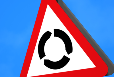 Temporary roundabout