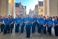 Devon Youth Wind Orchestra at the Menin Gate Memorial