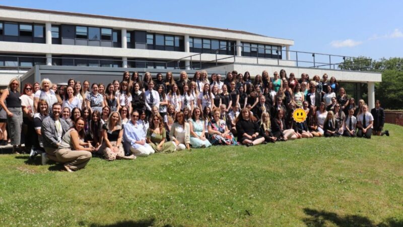 Students and mentors involved in the Empowering Girls programme
