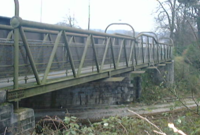 Picture of old footbridge.