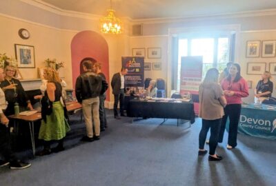 People at the Teignmouth Business Support Event
