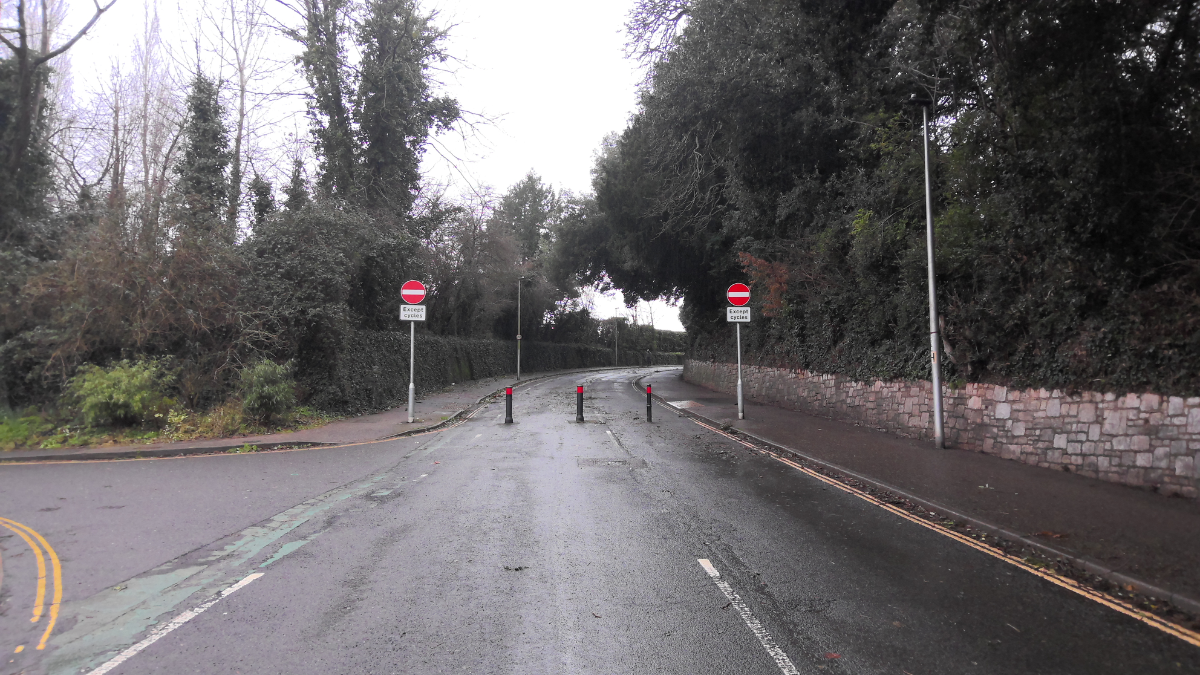 Dryden Road, as pictured in the council announcement. The article describes proposals, not a completed reopening.