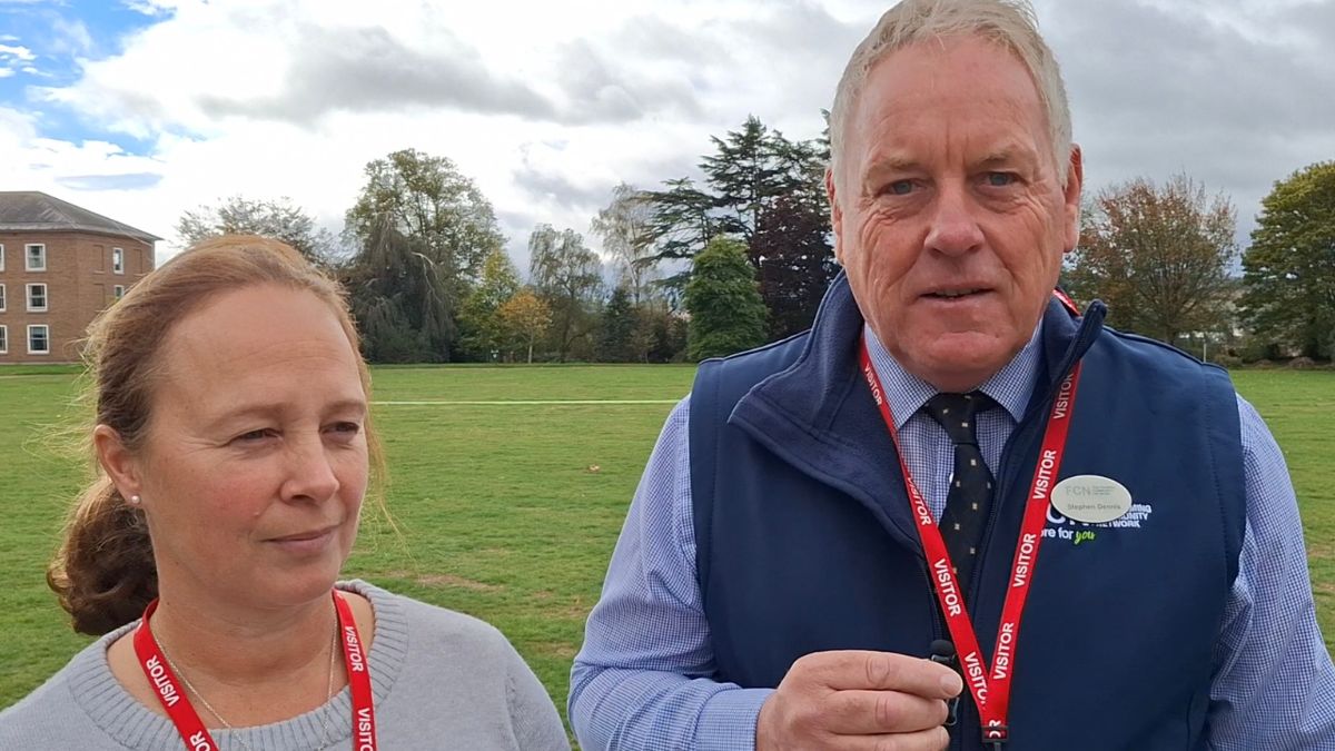 Liz Warner, Tenant Farmer Representative; and Stephen Dennis, Regional Manager, Farming Community Network