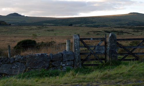 High Dartmoor north landscape image