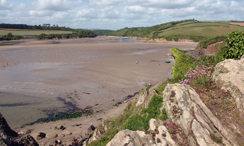 bigbury bay landscape picture
