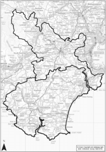 Catchment area for replacement site in Kingsbridge/ Totnes/ Dartmouth