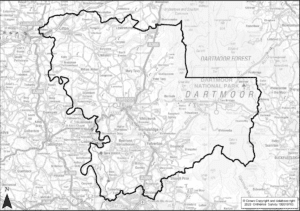 Catchment area for replacement site in Tavistock