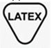 Symbol: black triangle with the word LATEX